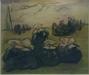 Breton ženy na louce