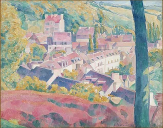 Pont-Aven pohledem z Bois d