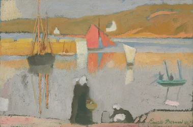 Přístav v Saint-Briac, 1887