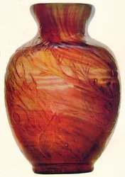 Skleněná váza od E. Galle, c1846-1903, 1903