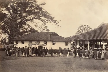 Svatební průvod, Cochin, Čína, 1866.