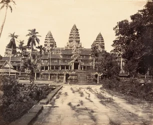 Západní průčelí Velké pagody, 1866.
