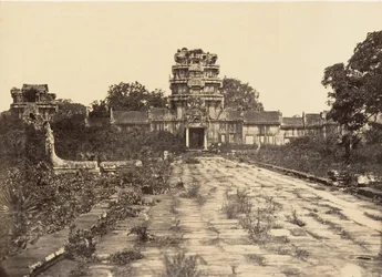 Velká pagoda Západní brána 1. ohrazení, 1866.