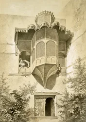 Káhira: Dům zvaný Beyt El-Emyr (trochu zchátralý), 19. století