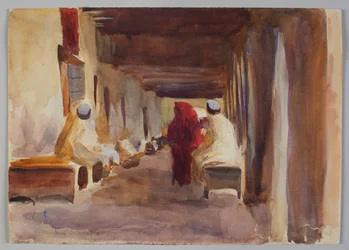 Postavy v interiéru, Biskra