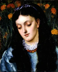 La Belle Jaune Giroflee (olej na desce)