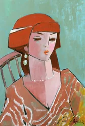 Carole R, 2007 (olej na plátně)