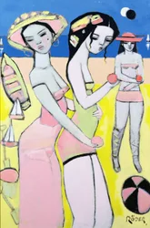 Částečné zatmění, 2007 (olej na plátně)