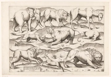 Negen wilde dieren Dieren naar antieke muurschilderingen (series title) Speculum Romanae Magnificentiae (series title)   1365874   cs       czech Successfully Translated  Original: Achilles Taught by Centaur Chiron How to Play Lyre Translat: Achilles Taugh