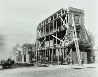 85 Stoke Newington Road: roh Stoke Newington Road a Prince George Road, 1897