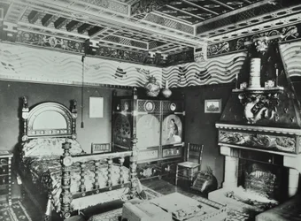 9 Melbury Road: ložnice, 1890