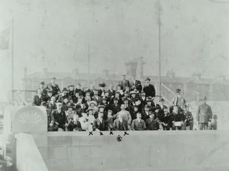 Blackwall Tunnel: dav se shromáždil na slavnostním otevření, 1897