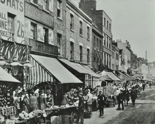 Lower Marsh: Pohled na východ, 1896