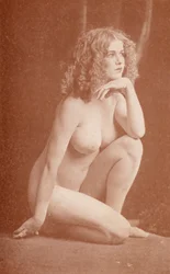 Nudistické umění: Cynthia (čb fotografie)