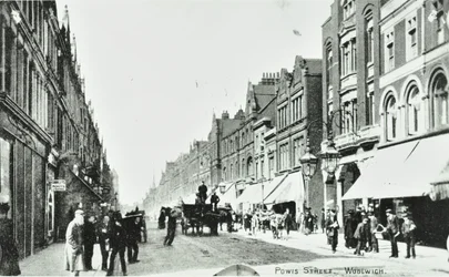 Powis Street, Woolwich: celkový pohled, 1890