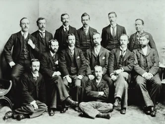 Rosendale Road School: skupina učitelů, 1897