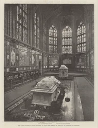 Kaple Albert Memorial Chapel, Windsor, ve které odpočívají ostatky vévody z Clarence