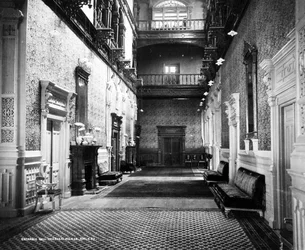 Vstupní hala viceregalského paláce, Simla, c.1890