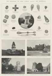 Milénium krále Alfreda, relikvie a památníky