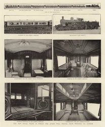 Nový královský vlak, ve kterém královna pojede z Windsoru do Londýna