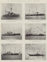 Španělsko-americká válka, španělské válečné lodě