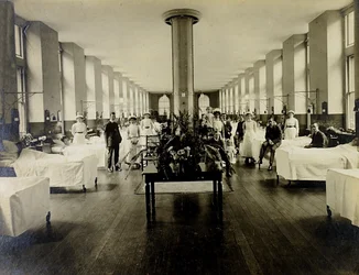 Victoria Ward v nemocnici St. Thomas Hospital, Londýn, kolem roku 1900