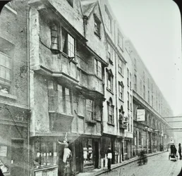 Wych Street, Westminster LB: Pohled na západ, 1890