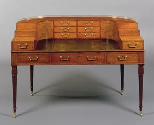 Stůl George III Carlton House Desk, cca 1800 (dřevěný)