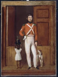 Seržant jízdního pluku, kolem roku 1830