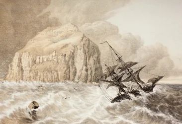 A Shipwreck against the Bass Rock, Firth of Forth, z 