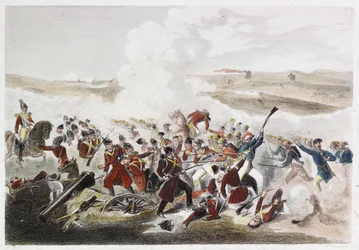 Battle of Eupatoria (barevná rytina)