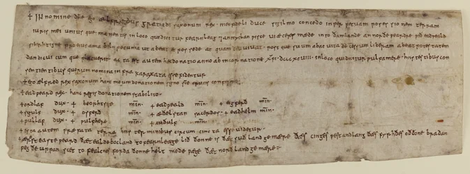 CCA-ChAnt/F/150 Charta krále Alfreda, c898