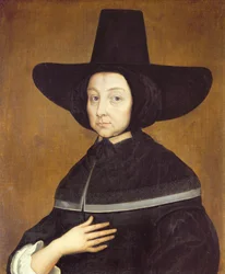 Catherine Davenant, manželka Thomase Lamplugha (olej na plátně)