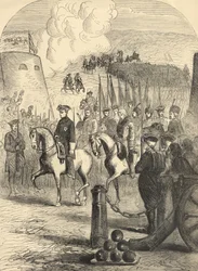 Karel XII Švédska vjíždí do Kodaně