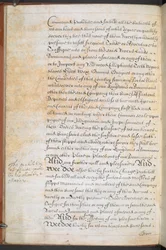Listina udělená Společnosti anglických královských dobrodruhů obchodujících v Africe, Sloane MS 205, f.8v
