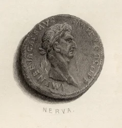 Mince z doby Nervy Caesara Augusta