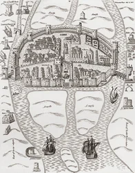 Cork, County Cork, Irsko v roce 1633, z „Krátké historie anglického lidu“ od J. R. Greena, vydaného v roce 1893