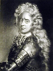 Hrabě Konismark († 1686) ilustrace z Portrétů postav slavných britské historie, vyryté Richardem Earlomem (1743-1822) a Charlesem Turnerem (asi 1773-1857) (mezzotinta)