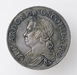 Koruna Olivera Cromwella (1599-1658), London Mint, 1658 (avers) (stříbrná) (revers viz 168062)