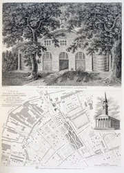 Cuperovy zahrady, Lambeth, 1746.