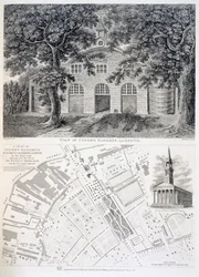 Cupers Gardens, Lambeth, vyryl Bartholemew Howlett, 1746