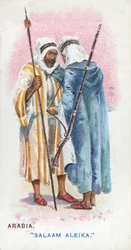 Obvyklý pozdrav v Arábii, 1907