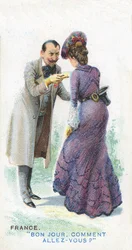 Obvyklý pozdrav ve Francii, 1907