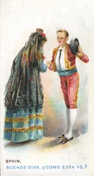 Obvyklý pozdrav ve Španělsku, 1907