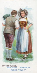 Obvyklý pozdrav ve Švýcarsku, 1907