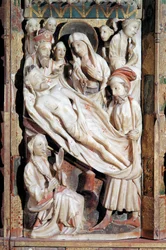 Depozice, Polyptych vášně (alabastrový reliéf