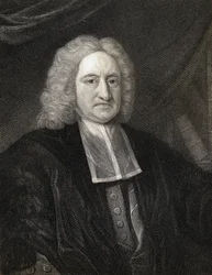 Edmond Halley (1656-1742) z Galerie portrétů, publikoval v roce 1833