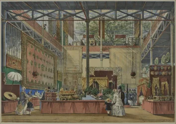 Z „Dickinsonových komplexních obrázků z Velké výstavy z roku 1851“, publikovaných v roce 1854, Indie č. 5, 1854