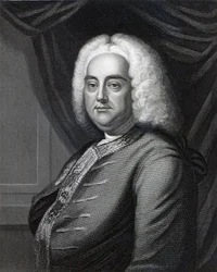 George Frideric Handel, vyrytý Thomsonem (viz také 377120)