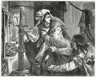 Helene Kottanerin ukradne korunu svatého Štěpána v roce 1440, 1882